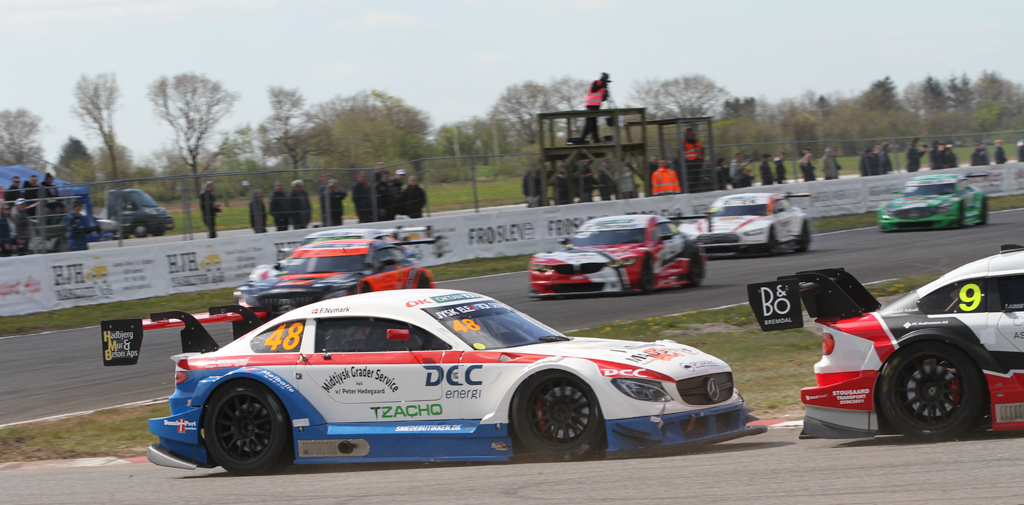 Frederik Nymark var tilfreds trods alt.
(Foto: Motorsporten.dk)